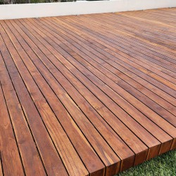 Deck de Teca Nacional ancho...