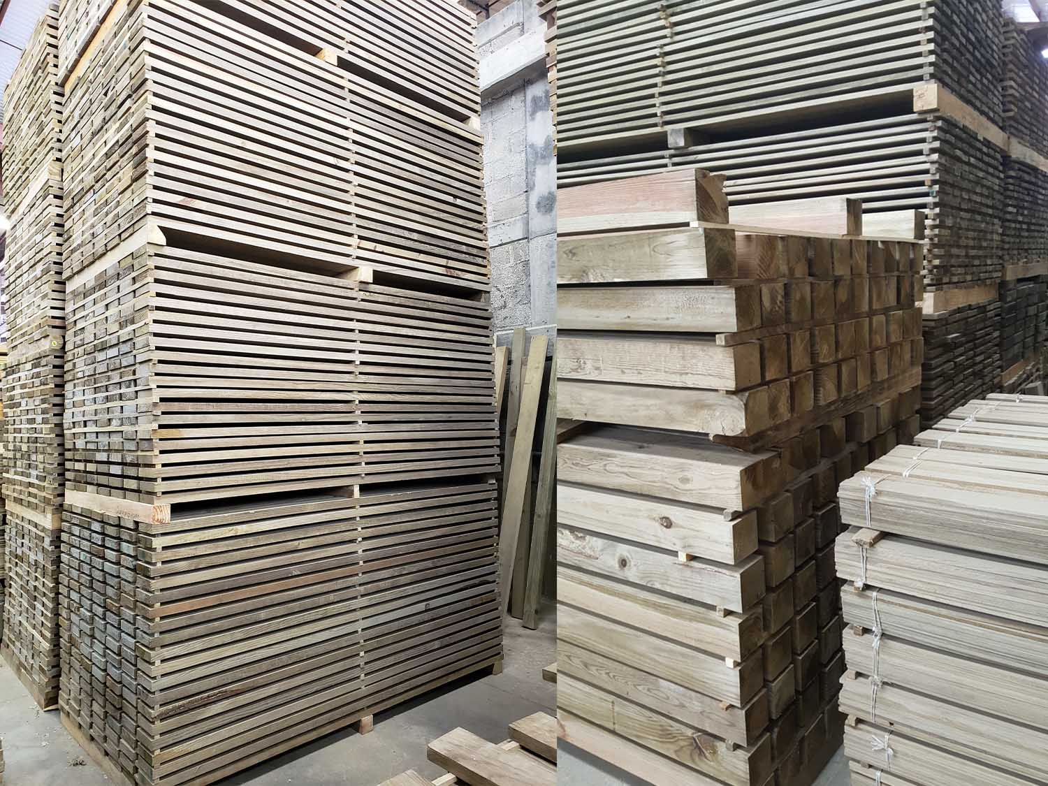 Autoclave Madera de pino tratada con CCA en autoclave para uso exterior